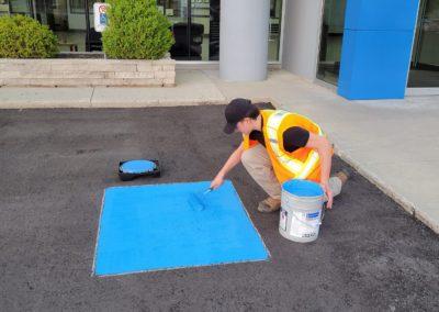 Parking Lot Line Painting Chevrolet 2