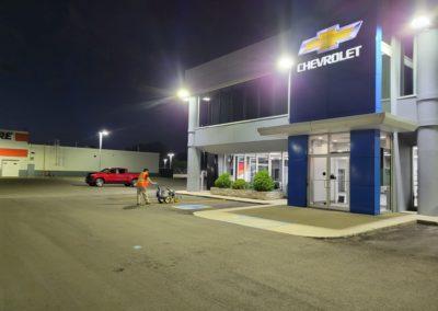 Parking Lot Line Painting Chevrolet