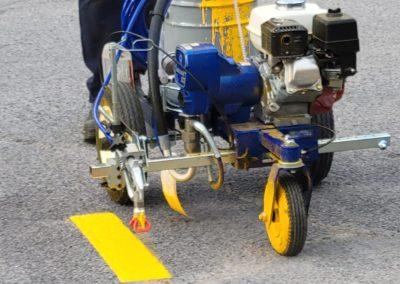 Parking Lot Line Painting Leos Pizza 3