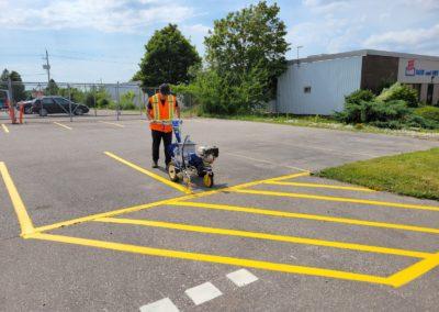 Parking Lot Line Painting Xtreme Motors Ltd Cambridge 6
