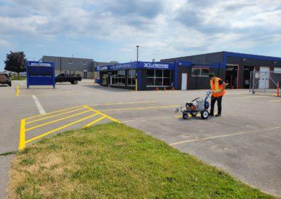 Parking Lot Line Painting Xtreme Motors Ltd Cambridge 6