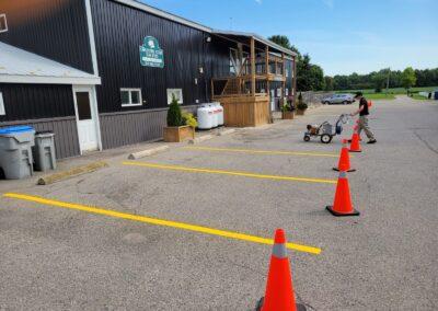 Line Painting Country Club For Pets London Canada 3