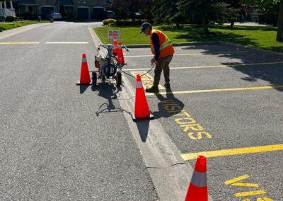 Parking Lot Line Painting Wallace -Rivard & Associates LTD 2