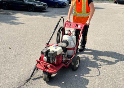 Parking Lot Crack Repair Wilson Blanchard Management Inc. 2