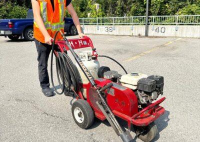 Parking Lot Crack Repair Wilson Blanchard Management Inc. 3